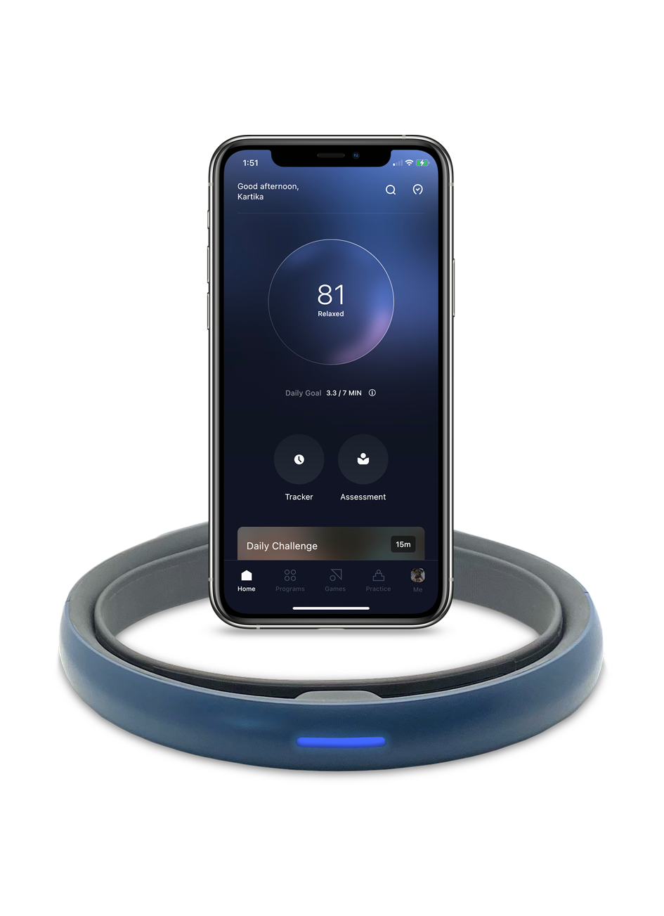 FocusCalm Headband FC-11 脳波フィードバッグデバイス FocusCalm - Biofeedback Device, EEG Headband, Brain Training