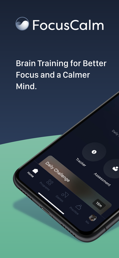 Calm Focus FocusCalm - Biofeedback Device, EEG Headband, Brain Training