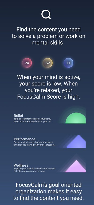Calm Focus FocusCalm - Biofeedback Device, EEG Headband, Brain Training